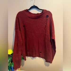 Distressed Sweater